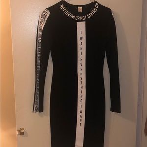 Black customized dress